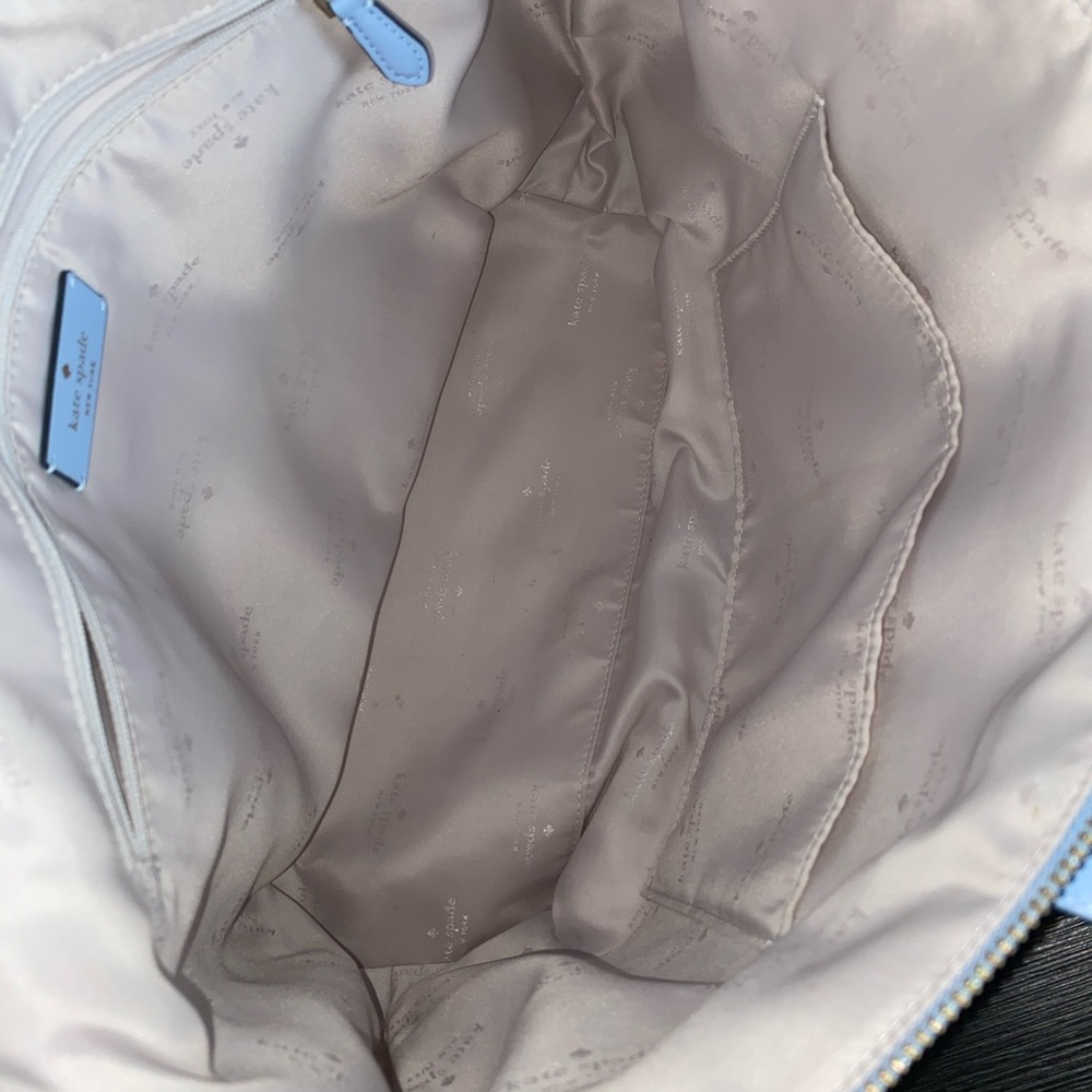 Kate Spade New York  Kitt Nylon Sky Blue Medium Tote Bag - Picture 7 of 9